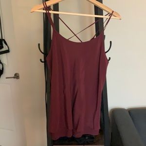 Wine colored tank